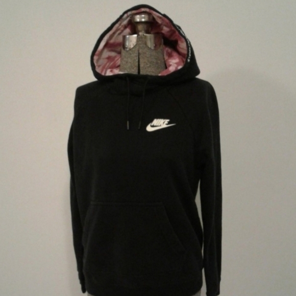 Women's Nike Sportswear Hoodie sweatshirt XS White Black "The Force Is Female" - Picture 2 of 5